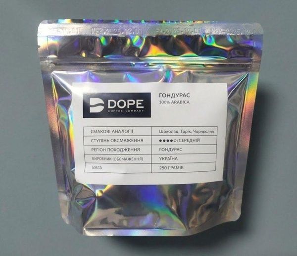 Кава зернова Dope 100% арабіка Гондурас, 250 грам 2866084212 фото