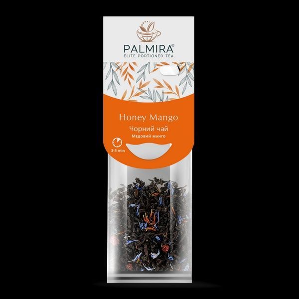 Чорний чай з манго Palmira "Медовий манго" (Honey Mango) - 10 шт. 1520474293 фото
